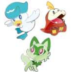 Paldea Pin Collection - Sprigatito, Fuecoco, Quaxly (Set of 3) - Maney Cards