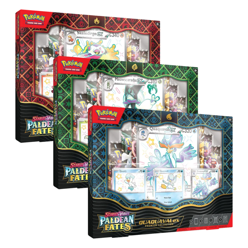 Scarlet & Violet: Paldean Fates - Premium Collection [Set of 3] - Maney Cards