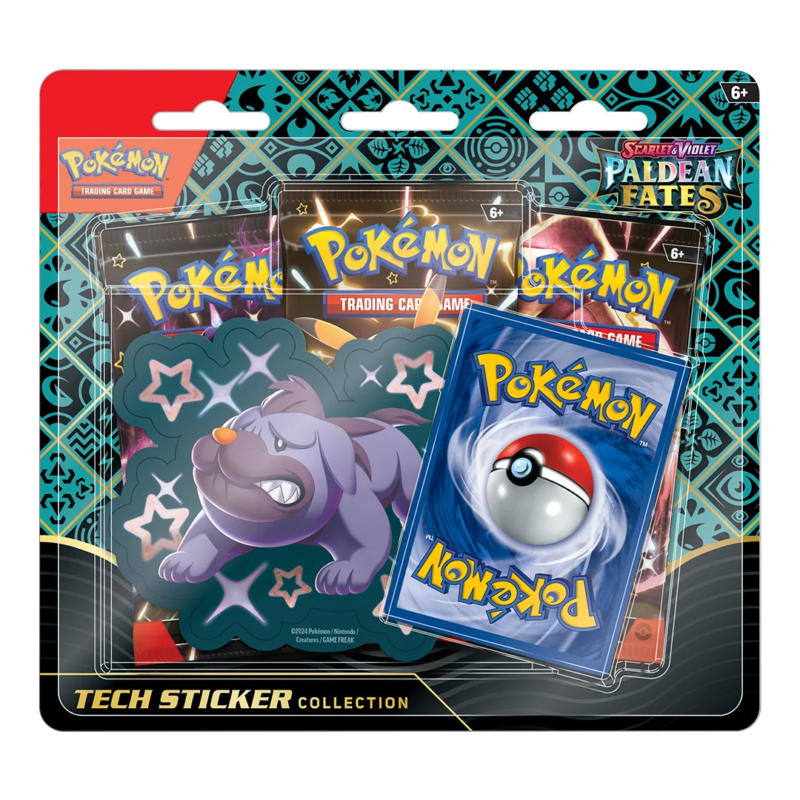 Scarlet & Violet: Paldean Fates - Tech Sticker Collection [Set of 3] - Maney Cards