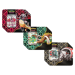 Scarlet & Violet: Paldean Fates - Tin [Set of 3] - Maney Cards