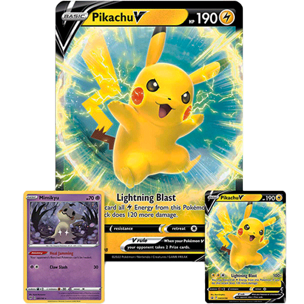 Pikachu V Box - Maney Cards