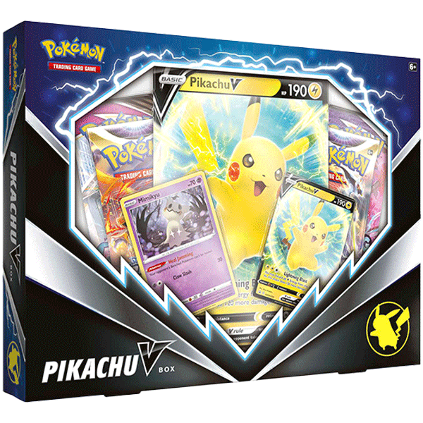 Pikachu V Box - Maney Cards