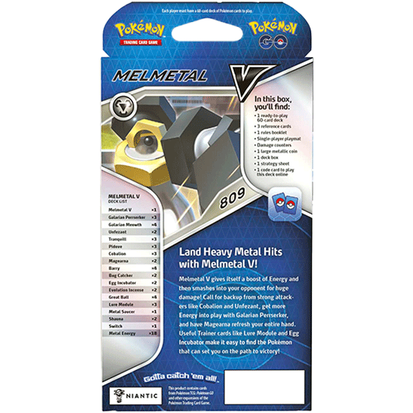 Pokemon GO - Battle Deck (Melmetal V) - Maney Cards