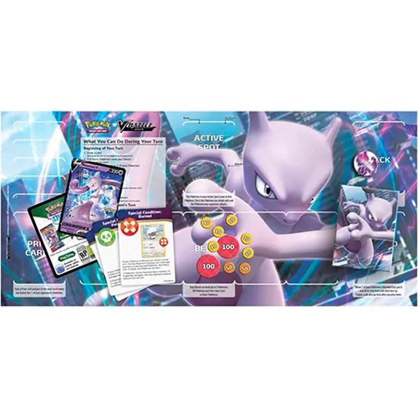Pokemon GO - V Battle Deck (Mewtwo V) - Maney Cards
