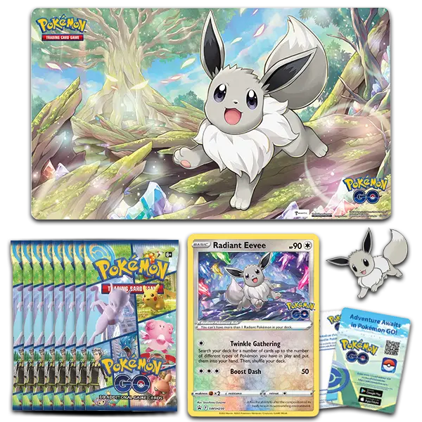 Pokemon GO - Premium Collection (Radiant Eevee) - Maney Cards