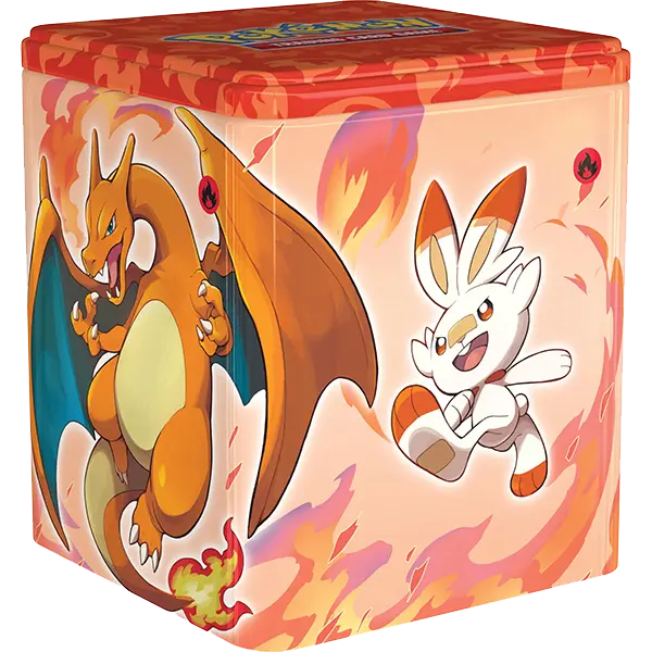 Pokemon Stacking Tins Display: Fighting-Fire-Darkness (Q4 2022) - Maney Cards