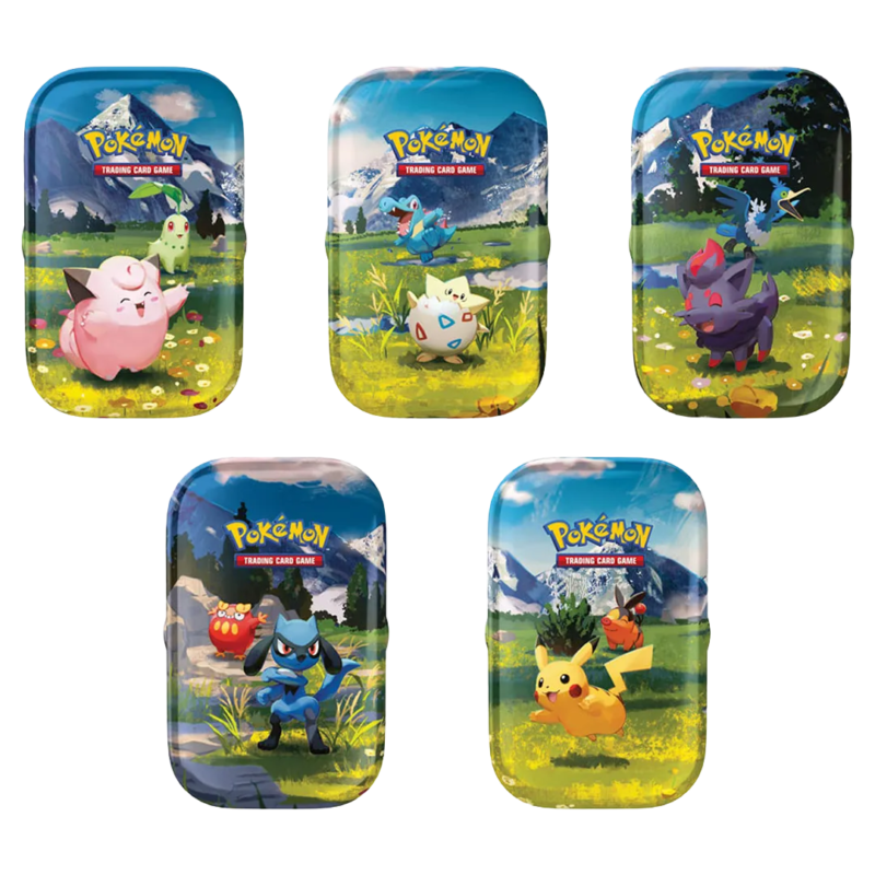 Pokemon - Mega Evolution: Ascended Heroes - Mini Tins [Set of 5] - Maney Cards