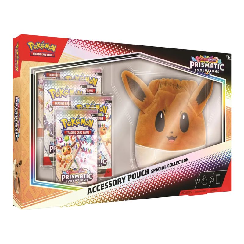 Scarlet & Violet: Prismatic Evolutions- Accessory Pouch Special Collection - Maney Cards