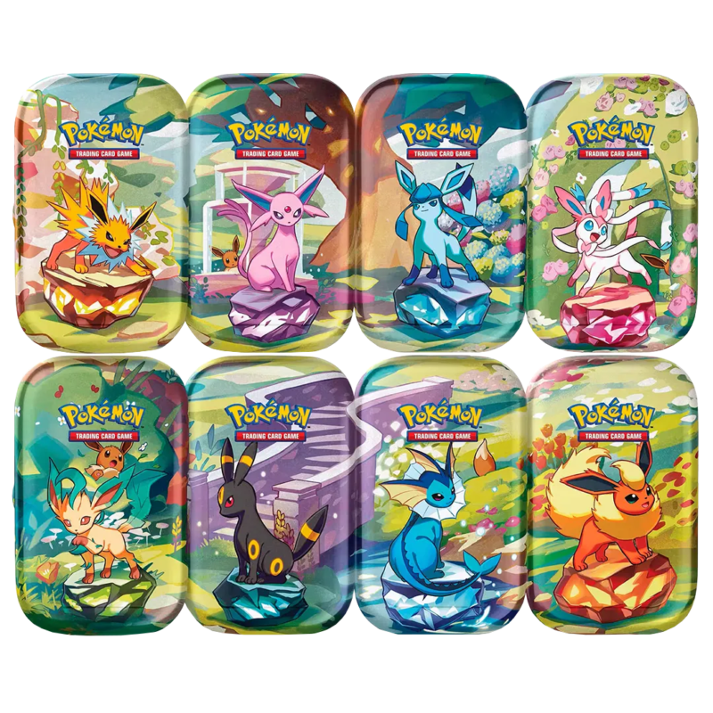 Scarlet & Violet: Prismatic Evolutions - Mini Tins [Set of 8] - Maney Cards