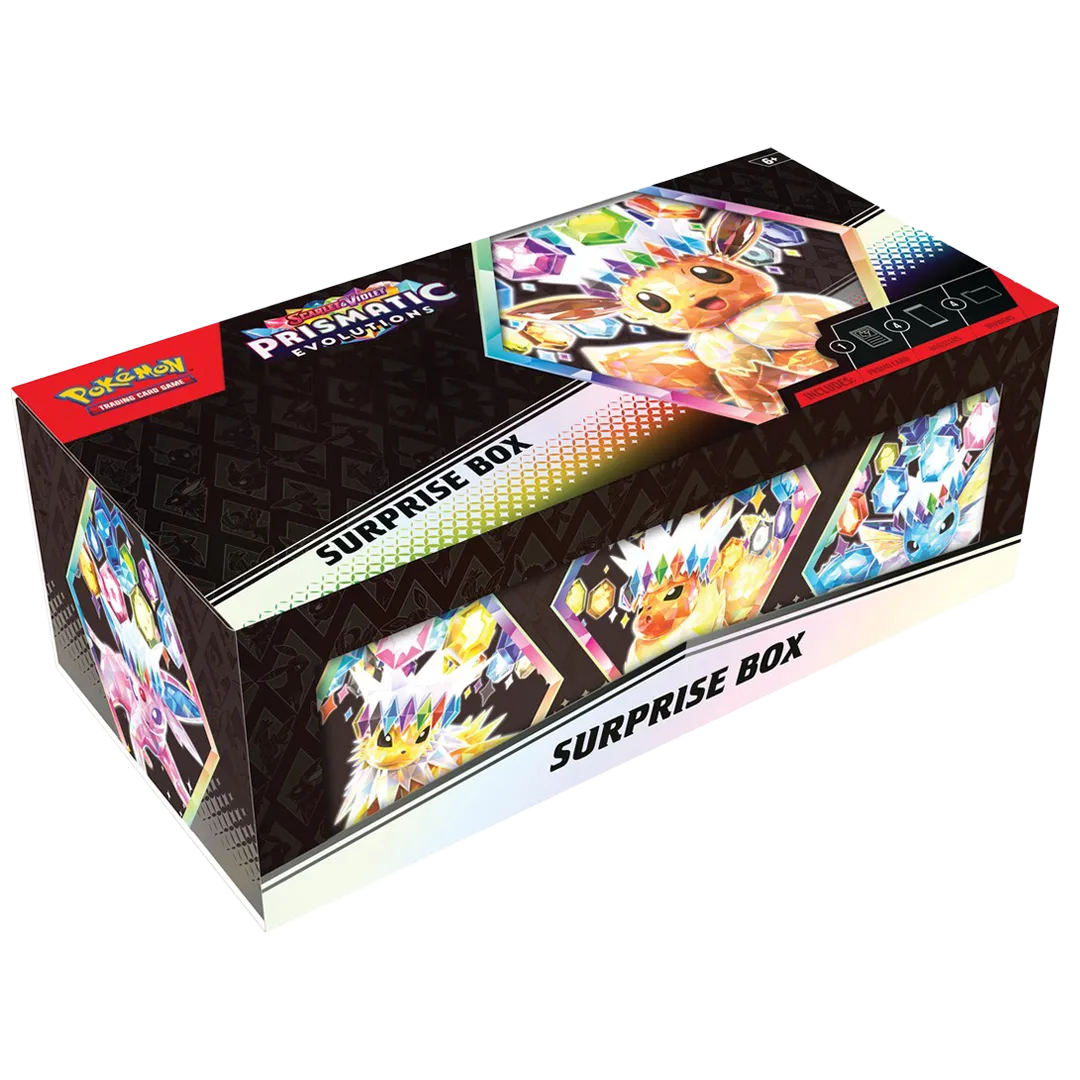 Prismatic_Evolutions_Surprise_Box Scarlet & Violet: Prismatic Evolutions - Surprise Box - Maney Cards