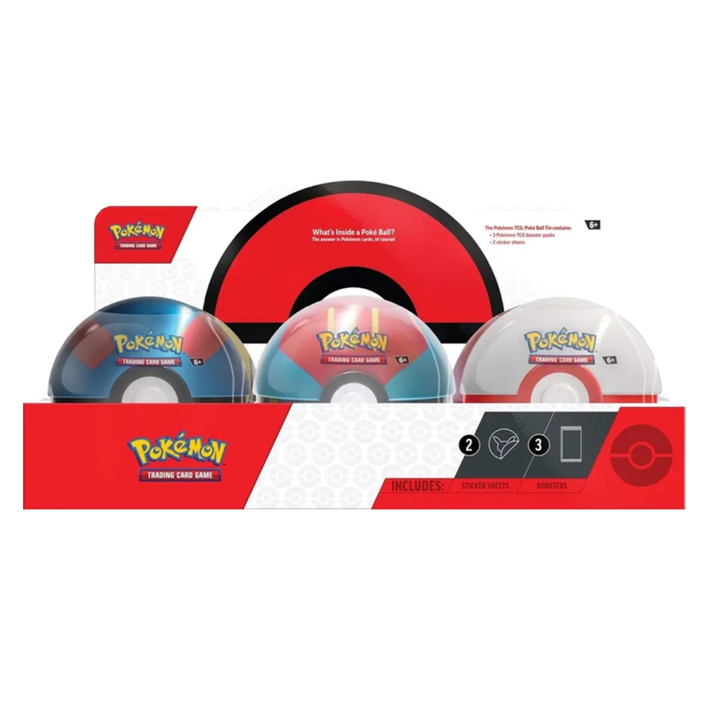 Pokeball Tin Display (Q3 2023) - Maney Cards