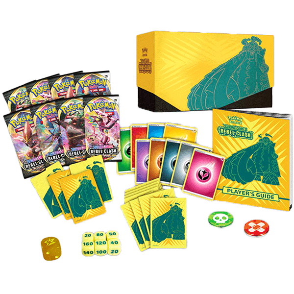 Sword & Shield: Rebel Clash - Elite Trainer Box - Maney Cards