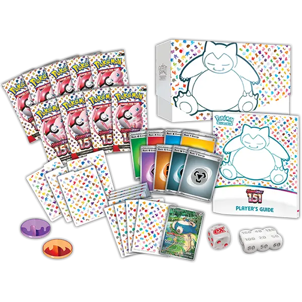 Scarlet and Violet 151 - Elite Trainer Box - Maney Cards