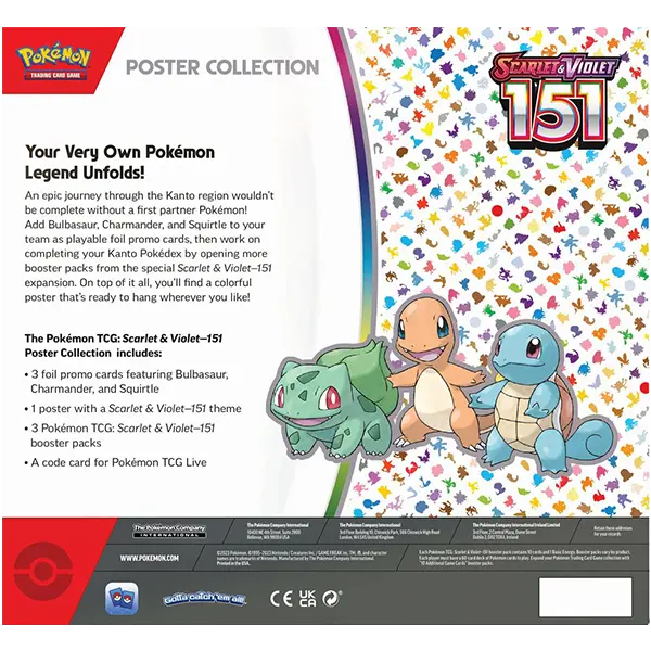 Scarlet and Violet 151 - Poster Collection - Maney Cards