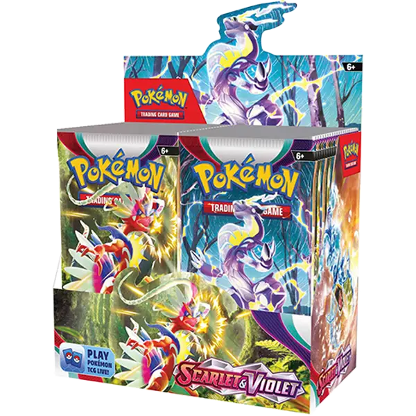 Scarlet & Violet - Booster Box Display - Maney Cards