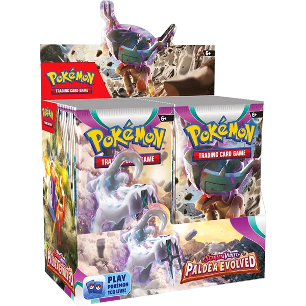 Scarlet and Violet: Paldea Evolved - Booster Box Display - Maney Cards