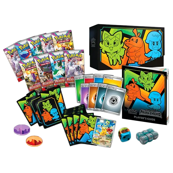 Scarlet and Violet: Paldea Evolved - Elite Trainer Box - Maney Cards