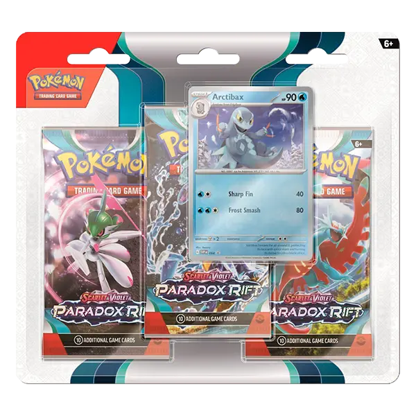 Scarlet & Violet: Paradox Rift - 3 Pack Blister [Arctibax] - Maney Cards