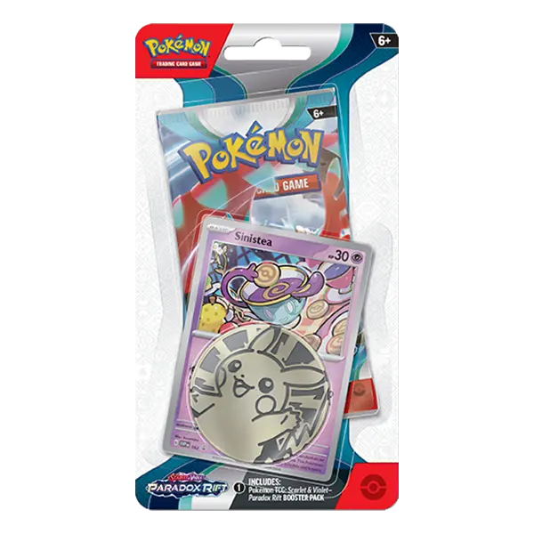 Scarlet & Violet: Paradox Rift - Checklane Blister [Sinistea] - Maney Cards
