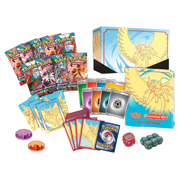 Scarlet & Violet: Paradox Rift - Elite Trainer Box [Roaring Moon] - Maney Cards