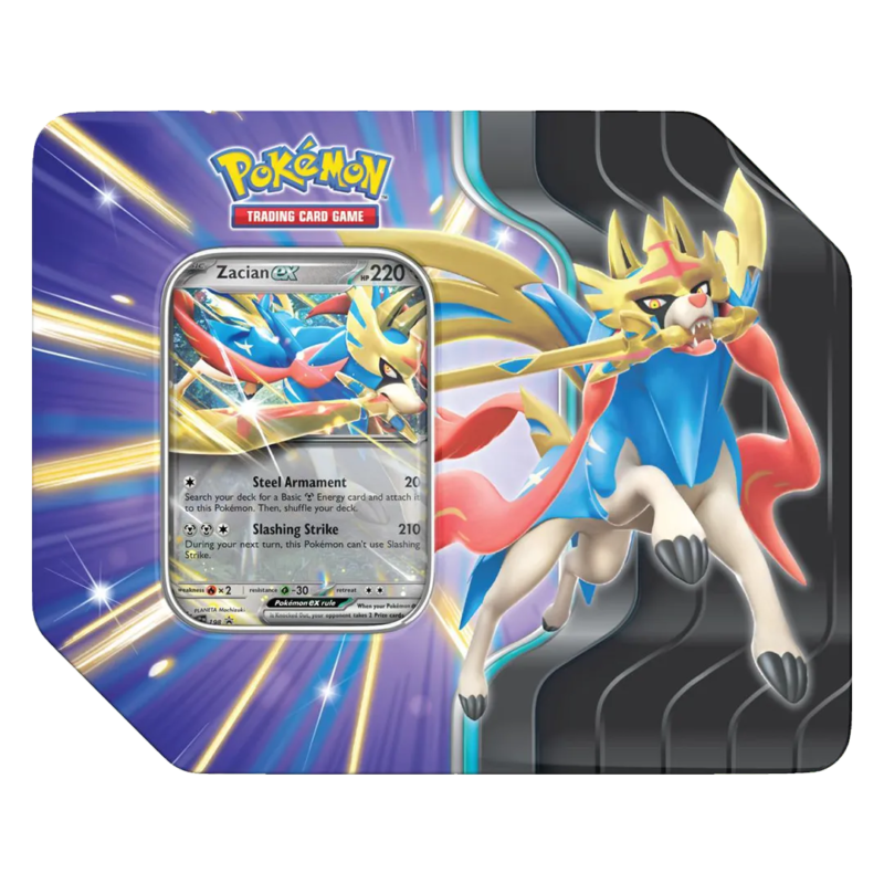 Slashing Legends Tin [Zacian] - Maney Cards