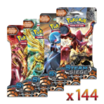 Steam Siege - Sleeved Booster Case (144 Boosters) - Maney Cards
