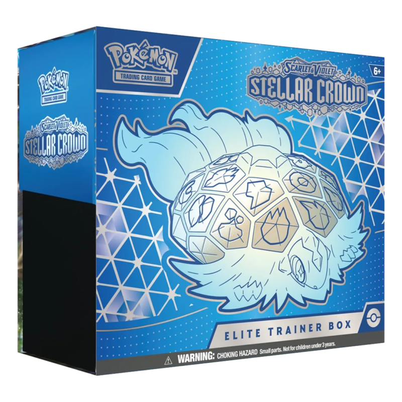 Scarlet & Violet: Stellar Crown - Elite Trainer Box - Maney Cards