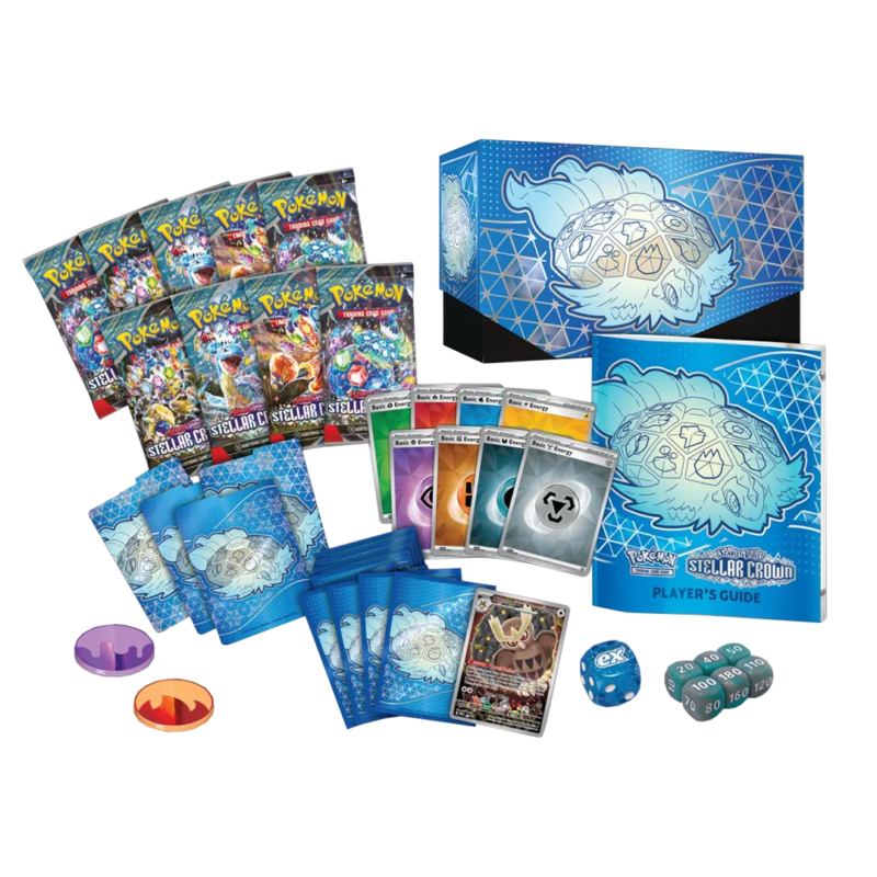 Scarlet & Violet: Stellar Crown - Elite Trainer Box - Maney Cards