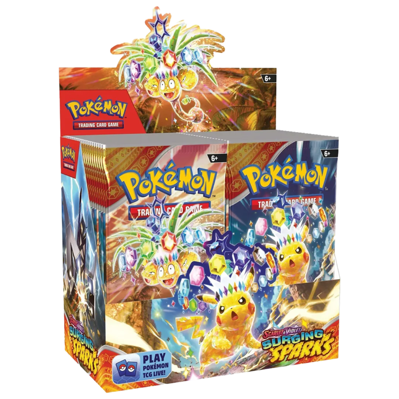 Scarlet & Violet: Surging Sparks - Booster Box Display - Maney Cards