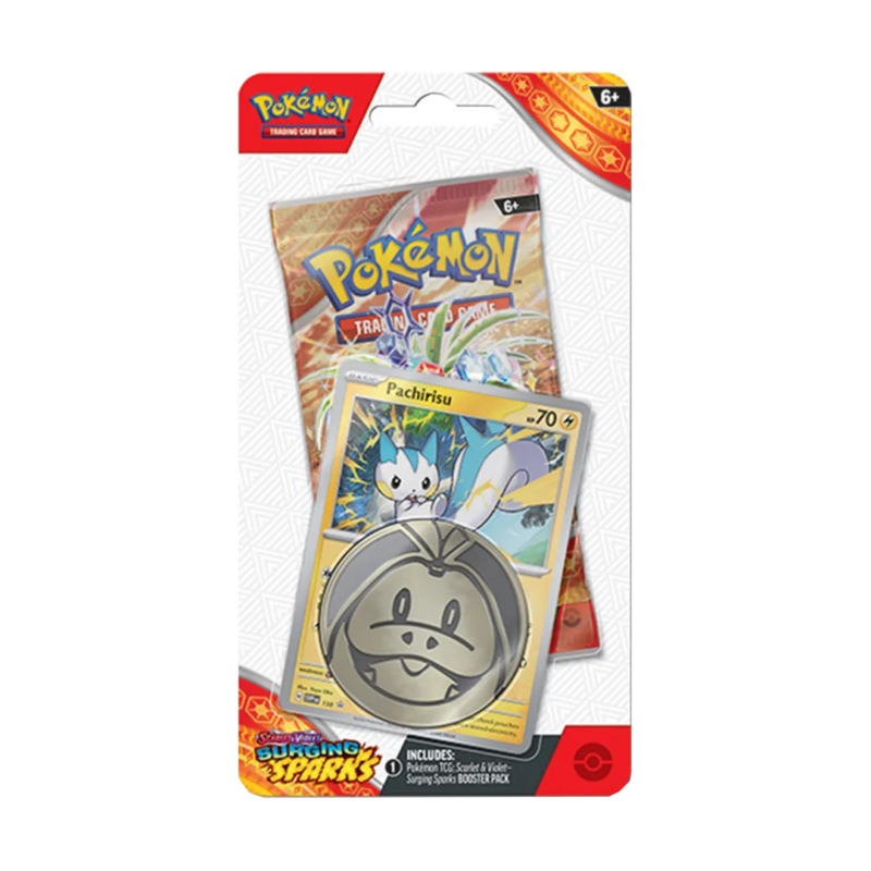 Scarlet & Violet: Surging Sparks - Checklane Blister [Pachirisu] - Maney Cards