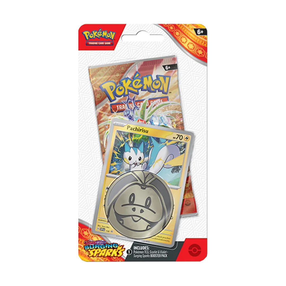 Scarlet & Violet: Surging Sparks - Checklane Blister [Pachirisu] - Maney Cards
