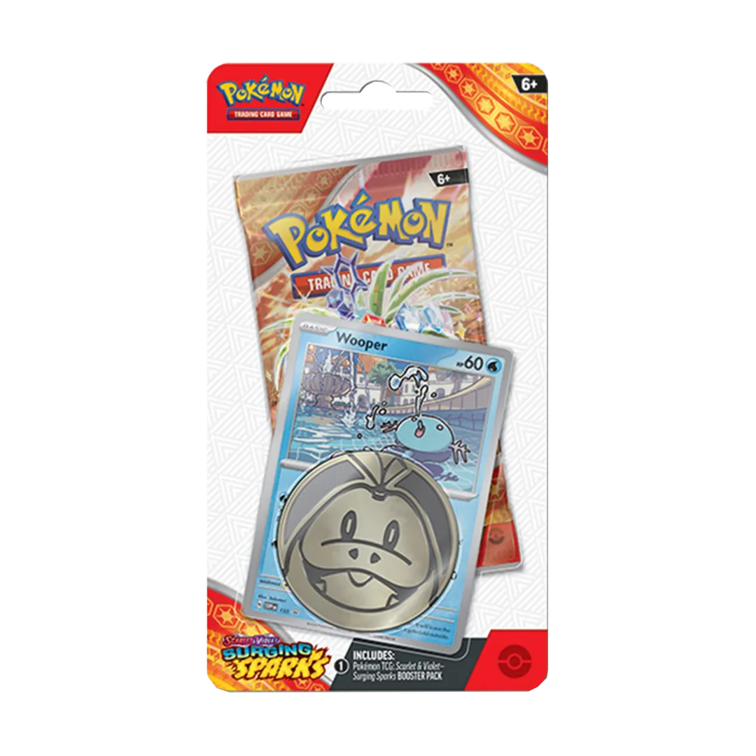Scarlet & Violet: Surging Sparks - Checklane Blister [Wooper] - Maney Cards