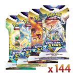 Sword & Shield: Brilliant Stars - Sleeved Booster Case (144 Boosters) - Maney Cards