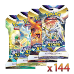Sword & Shield: Brilliant Stars - Sleeved Booster Case (144 Boosters) - Maney Cards