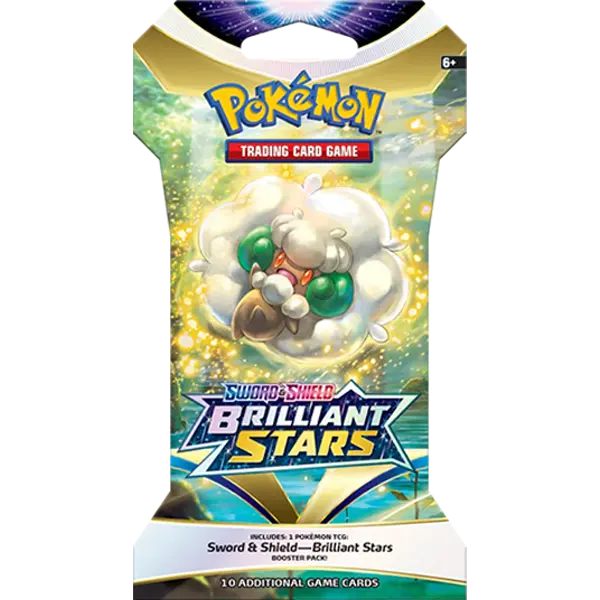 Sword & Shield: Brilliant Stars - Sleeved Booster - Maney Cards