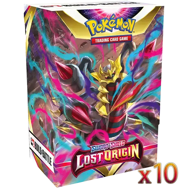Sword & Shield: Lost Origin - Build & Build Battle Box Display (10 Boxes) - Maney Cards