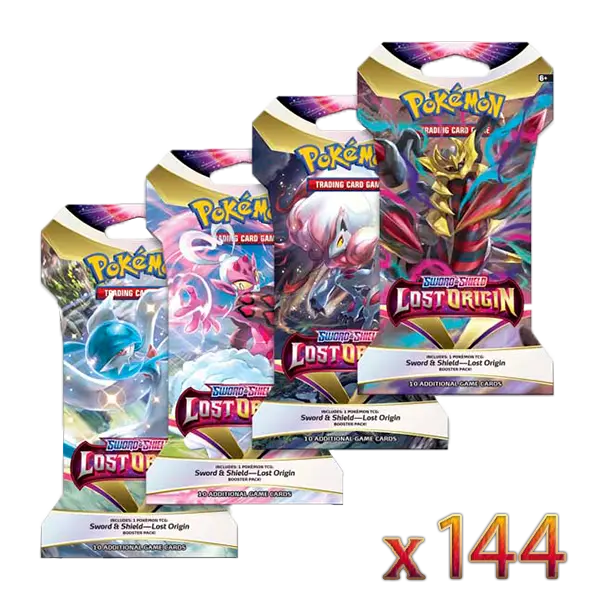 Sword & Shield: Lost Origin - Sleeved Booster Case (144 Boosters) - Maney Cards
