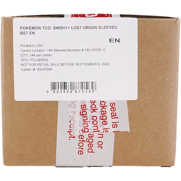 Sword & Shield: Lost Origin - Sleeved Booster Case (144 Boosters) - Maney Cards