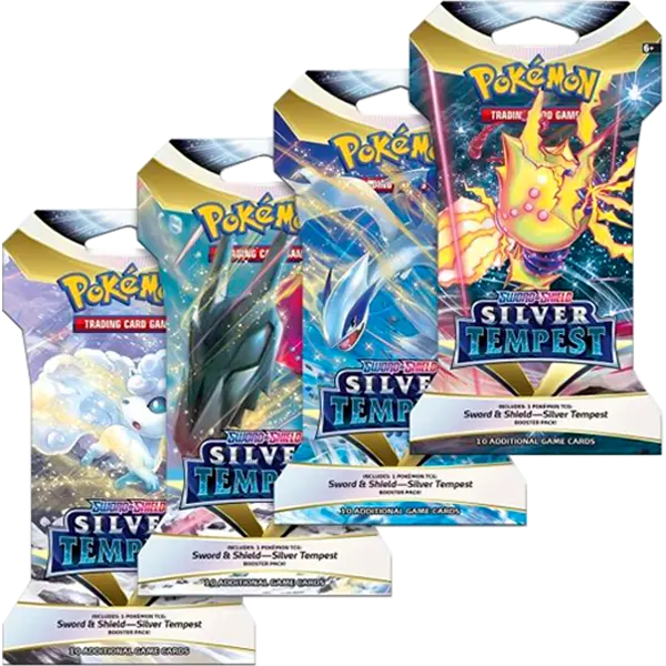 Sword & Shield: Silver Tempest- Sleeved Booster - Maney Cards