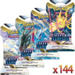 Sword & Shield: Silver Tempest- Sleeved Booster Case (144 Boosters) - Maney Cards