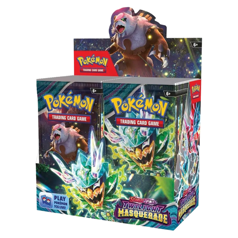 Scarlet & Violet: Twilight Masquerade - Booster Box Display - Maney Cards