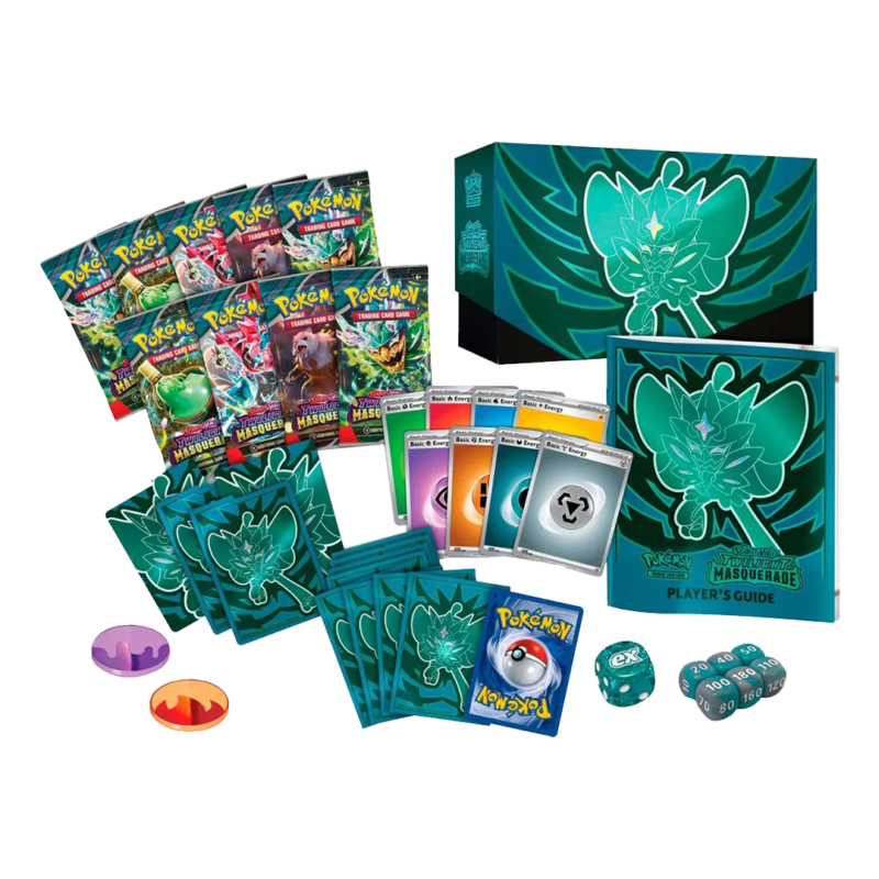 Scarlet & Violet: Twilight Masquerade - Elite Trainer Box - Maney Cards