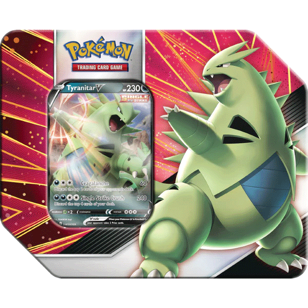 V Strikers Tin (Tyranitar V) - Maney Cards