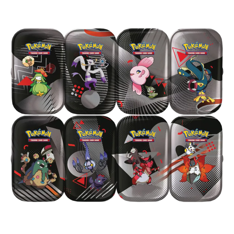 Unova Mini Tin Display [Set of 8] - Maney Cards