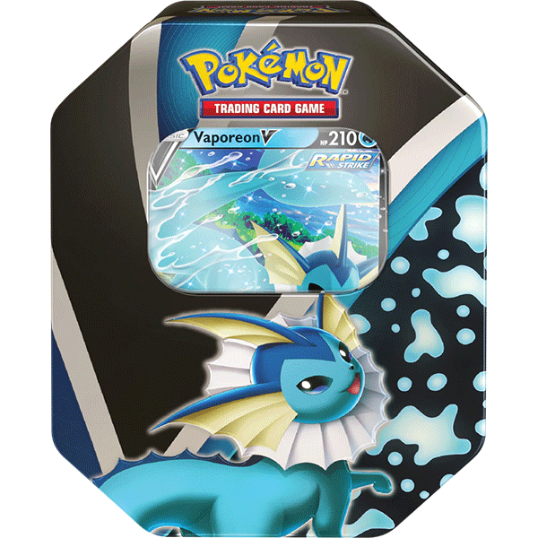 Eevee Evolutions Tin (Vaporeon V) - Maney Cards