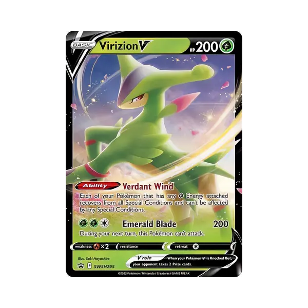 Virizion V Box - Maney Cards