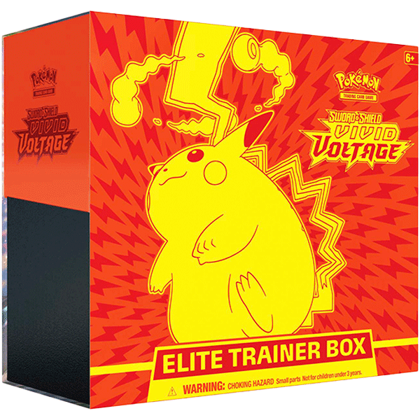Sword & Shield: Vivid Voltage - Elite Trainer Box - Maney Cards