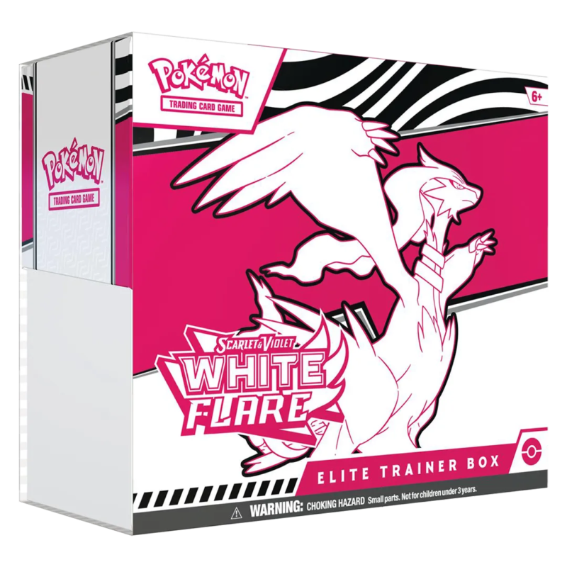 White Flare Elite Trainer Box - Maney Cards