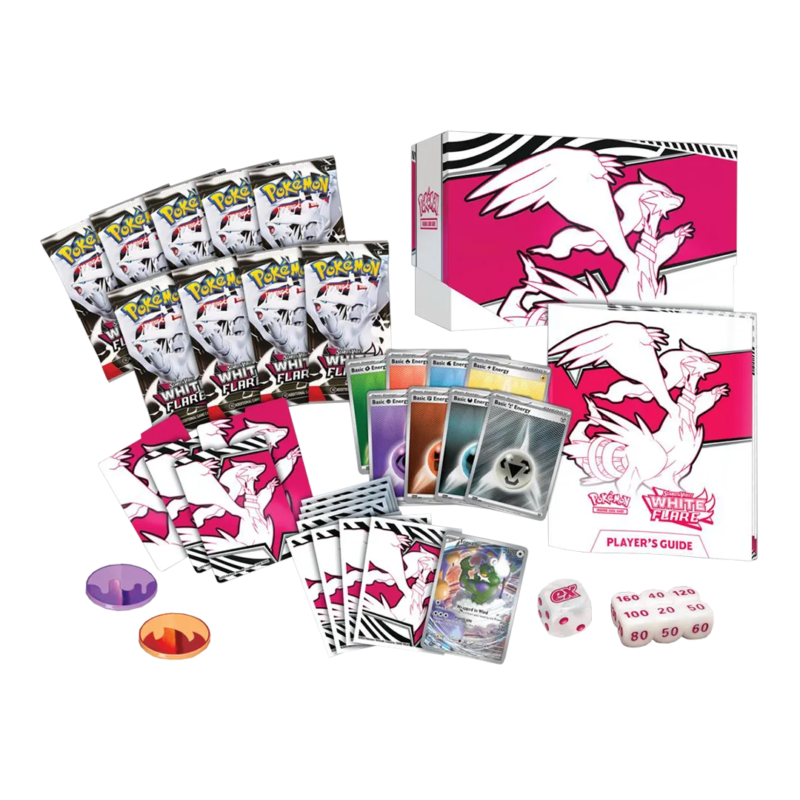 White Flare Elite Trainer Box - Maney Cards