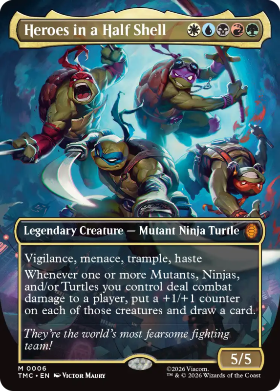 Magic: The Gathering - Teenage Mutant Ninja Turtles Commander Deck - Maney Cards
